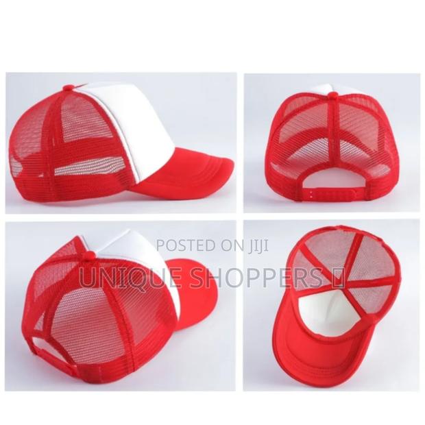 Foam Mesh Back Trucker Hat Cap - thumbnail 3
