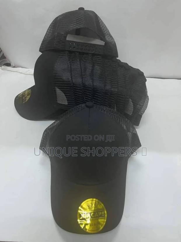 Foam Mesh Back Trucker Hat Cap - thumbnail 4