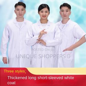 Long Sleeved White Lab Coat - main view