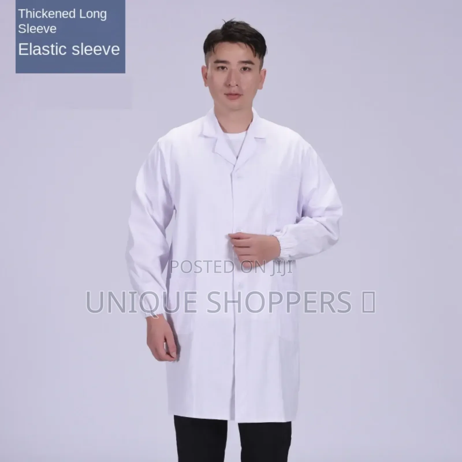 Long Sleeved White Lab Coat