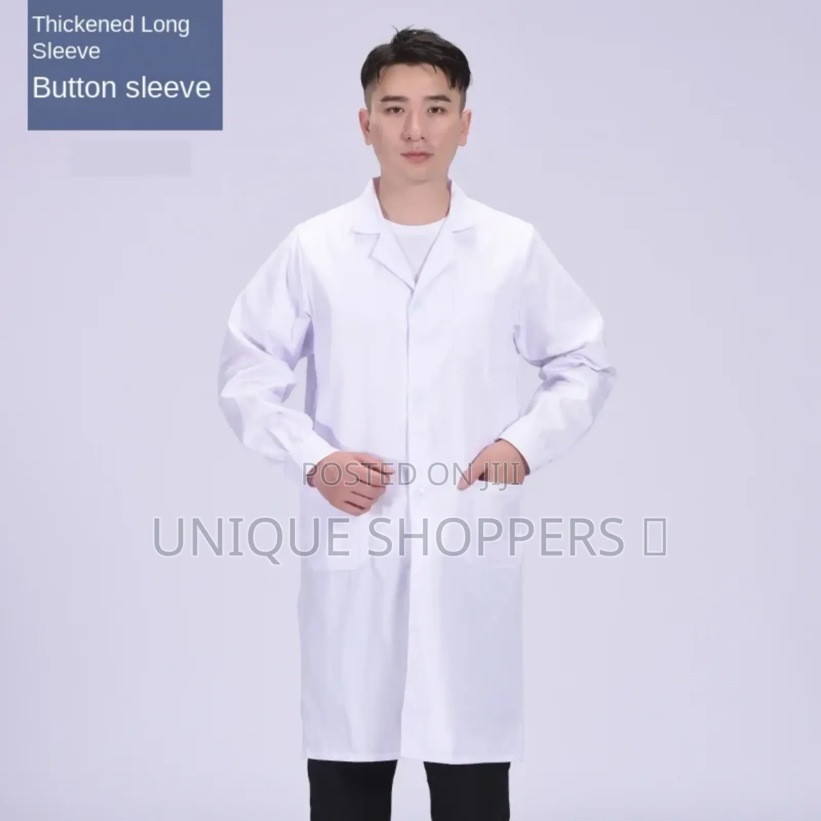 Long Sleeved White Lab Coat