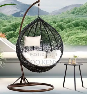Home Chair; Single Hanging Wicker Rattan Swing Chair for Balcony