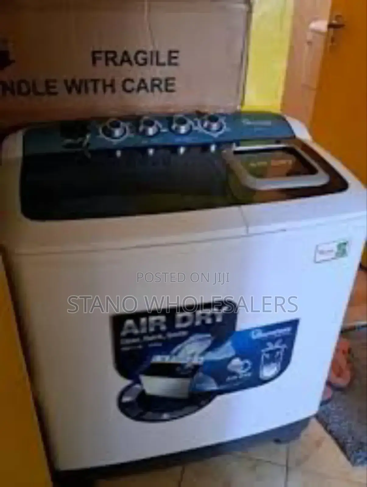 Colour Black - Ramtons 10kgs Washing Machine. Wash And Spin