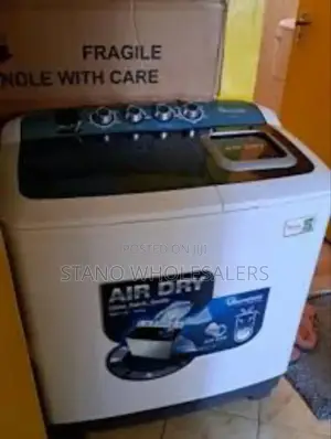 Colour Black - Ramtons 10kgs Washing Machine. Wash And Spin