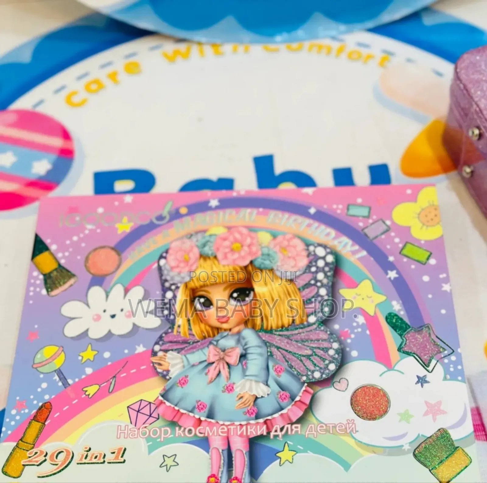 29-in-1 Real Non-Toxic Washable Kids Makeup Kit.