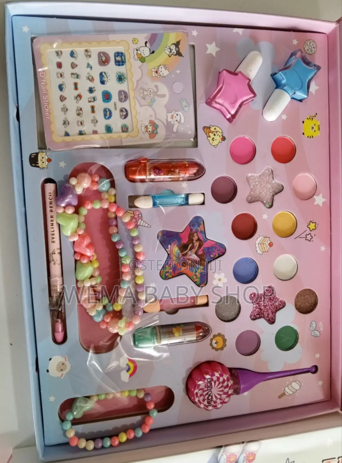 29-in-1 Real Non-Toxic Washable Kids Makeup Kit.