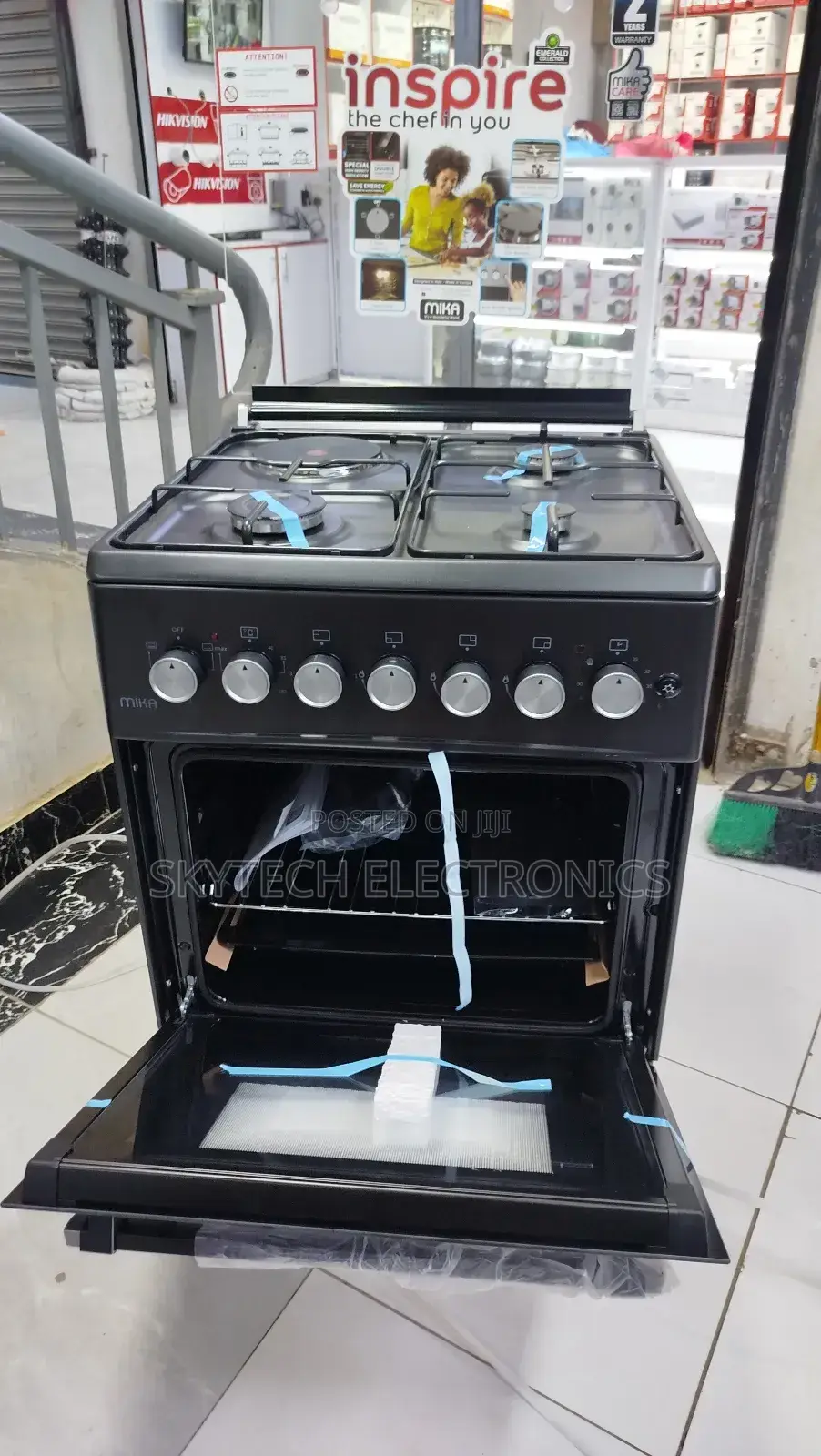 Mika Cooker 58 by 58 3gas+1 Electric