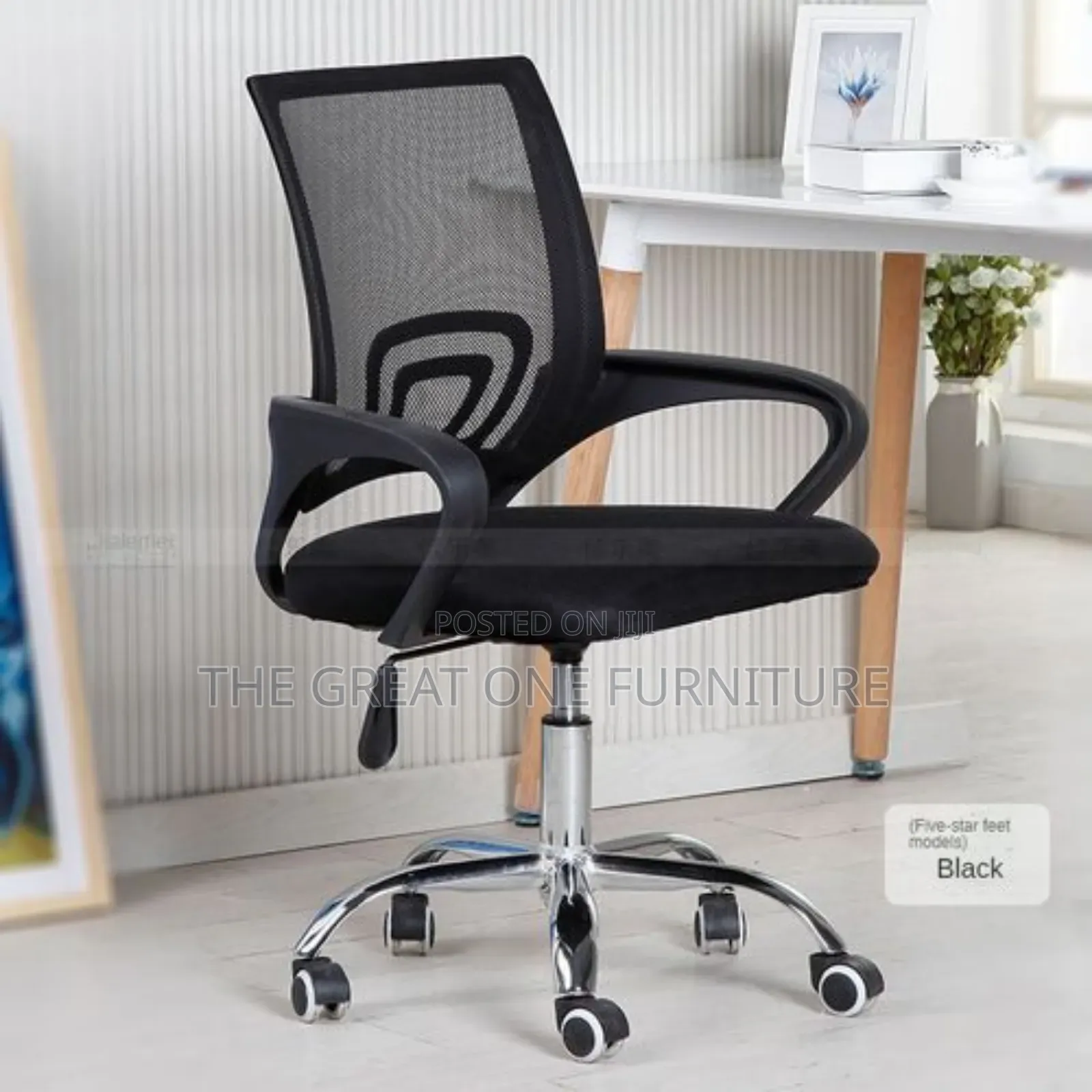 Quality Mesh Office Chair Black Hj9m