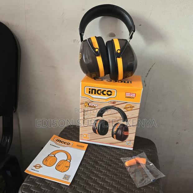 Ingco Ear Muffs 24db Ear Defender Noise Cancelling Industrial Earmuffs