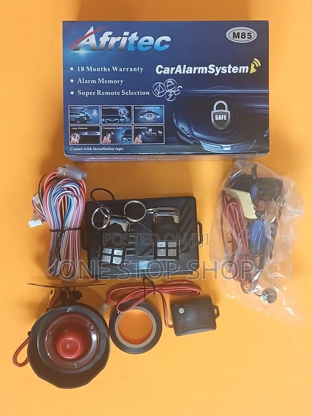 Afritech Car Alarm System Compatible With All Car System