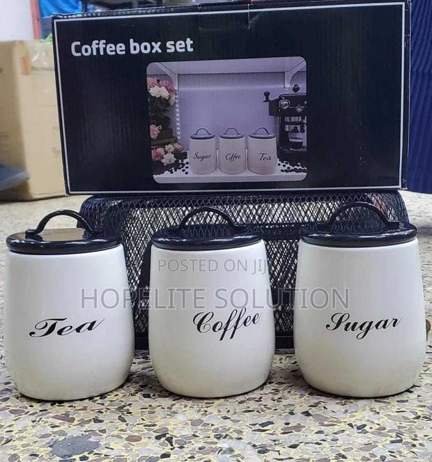 3pcs Cannister Set / Coffee Set