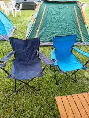 Foldable Camping Seat With Armrest and Cup Holder