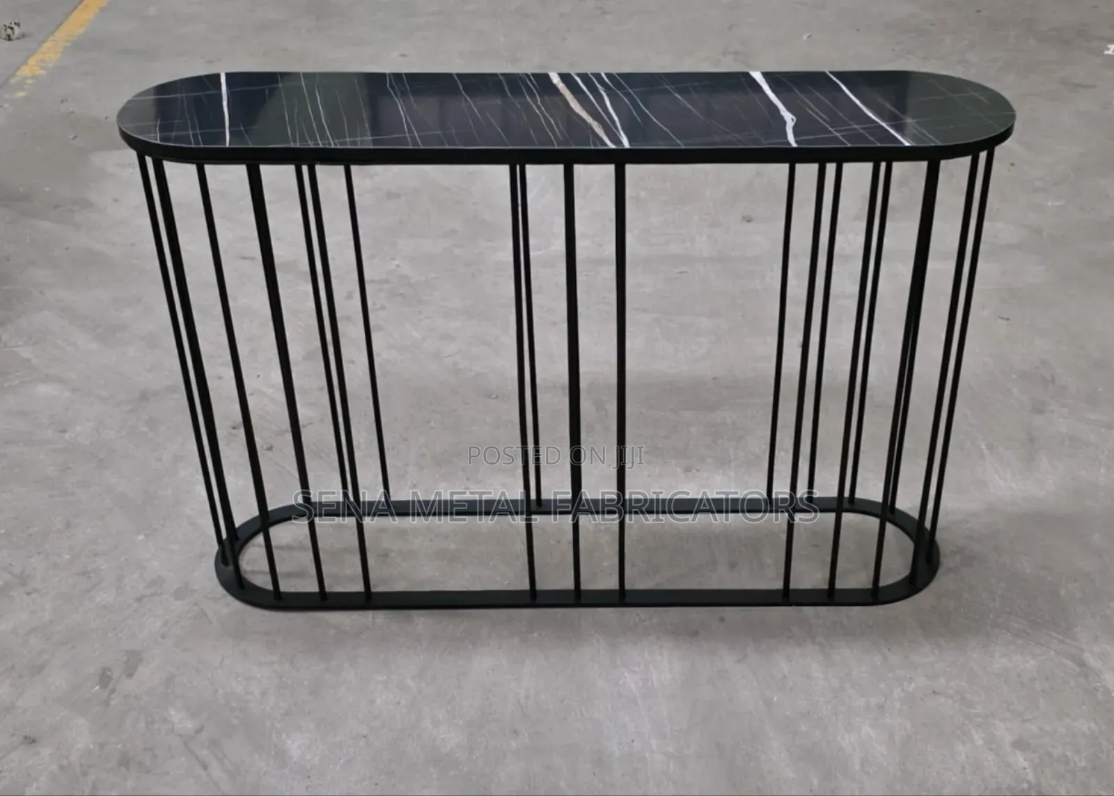 Console Table With a Unique Look Top
