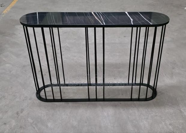 Console Table With a Unique Look Top