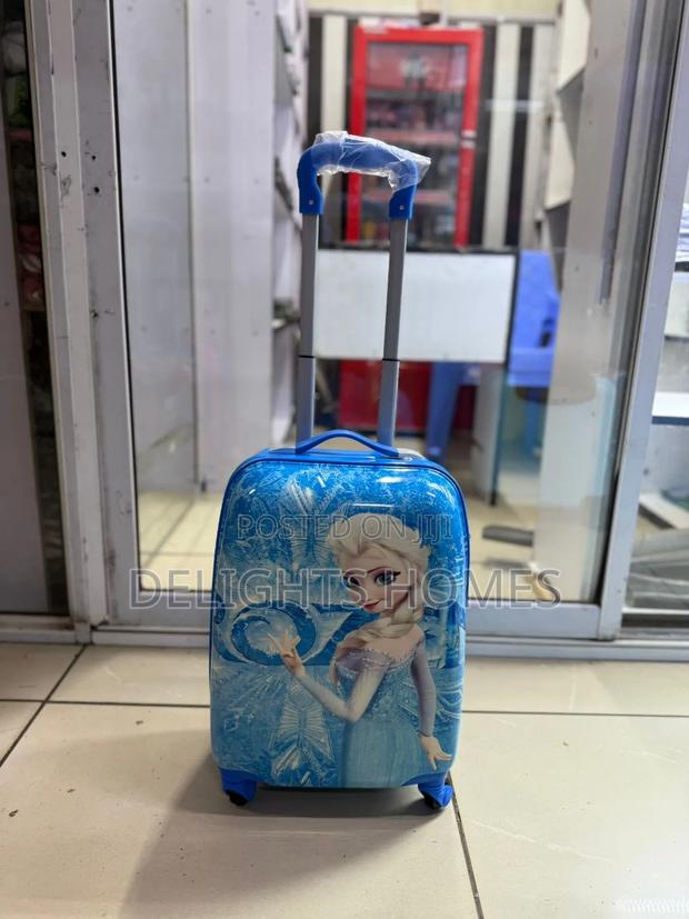 Kids Cartoon Themed Rubber Suitcases-Y - thumbnail 3