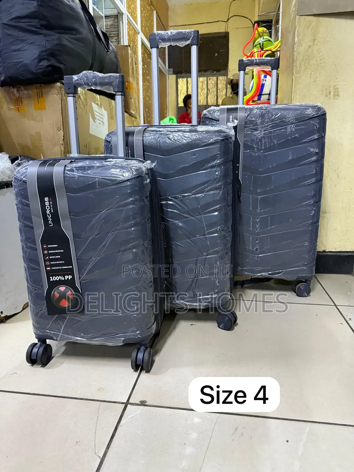 Unbreakable Rubber Suitcase Pp 3-in-1 Suitcase Set-Y