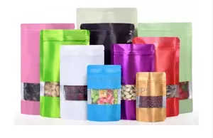 Coloured Kraft Pouch Bags