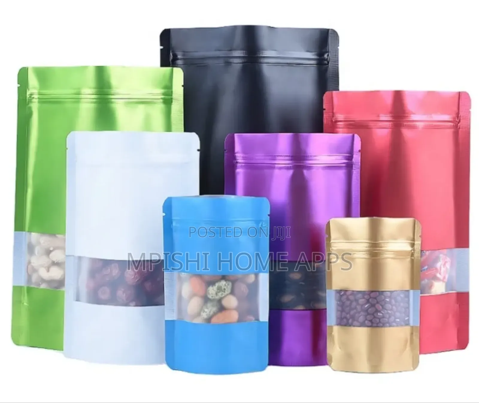 Coloured Kraft Pouch Bags