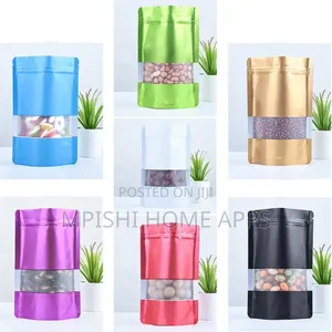 Coloured Kraft Pouch Bags