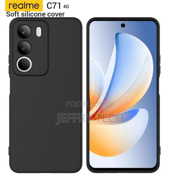 Realme C71 4g Black Soft Silicone Phone Case/Cover - main view