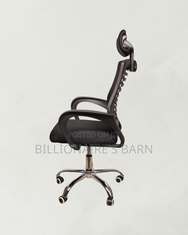 Secretarial Mesh Office Chair | Pro-Grade Padded Armrests