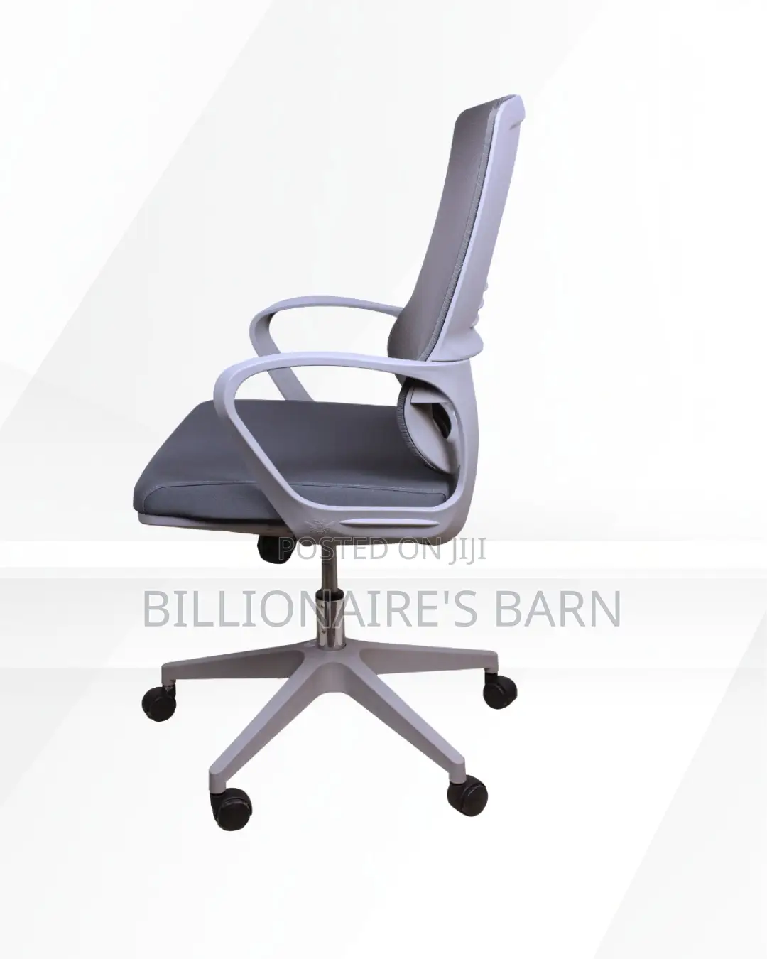 Breathable Grey Ergonomic Mesh Office Chair