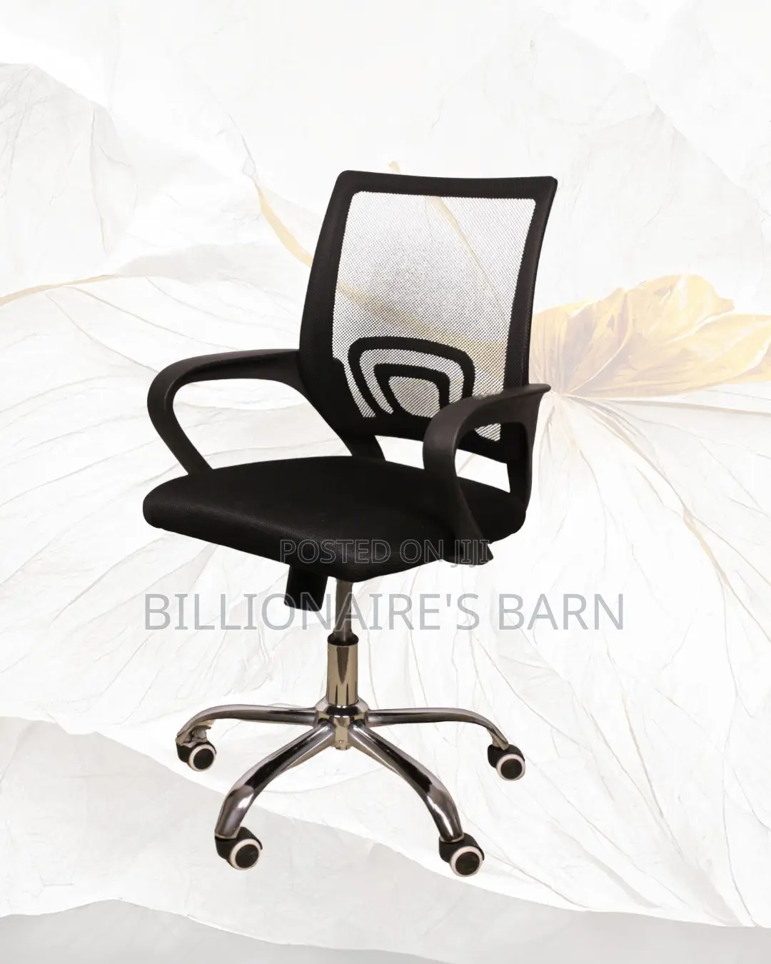 Secretarial Mesh Office Chair | Space-saving Lumbar Support