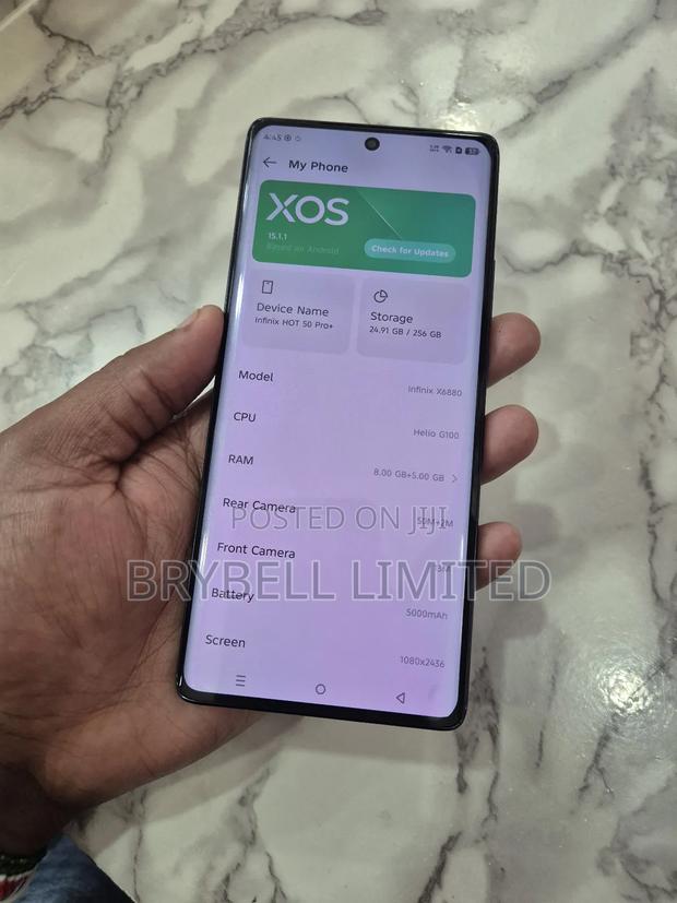 Infinix Hot 50 Pro+ 4G 256 GB Gray