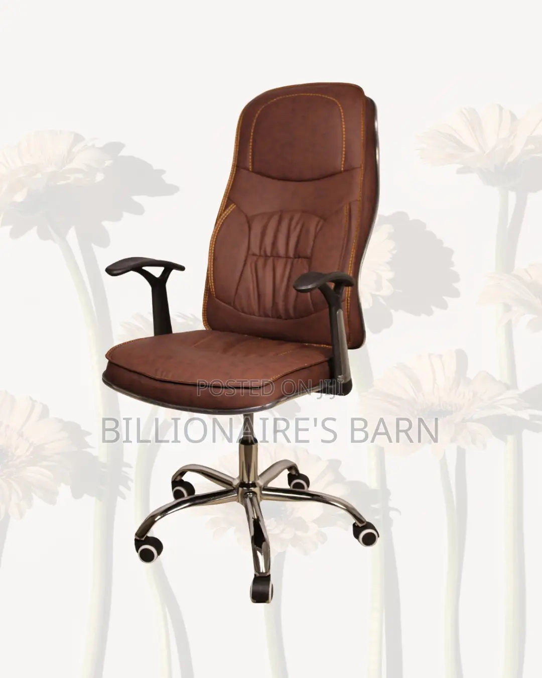 Ergonomic Executive Leather Chair (Stylish) — Moving Fast