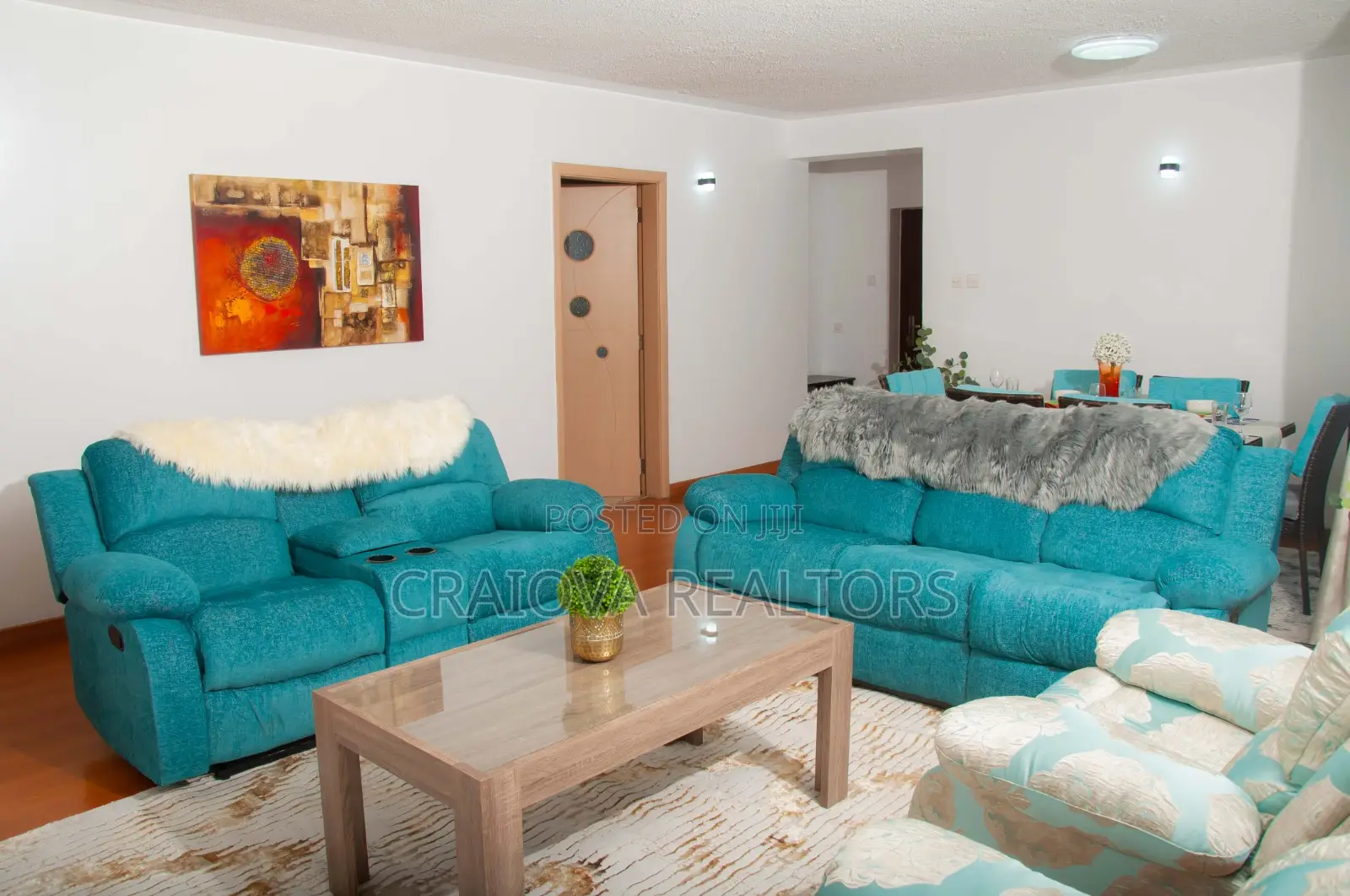 Furnished 3bdrm Apartment in Kilimani for rent