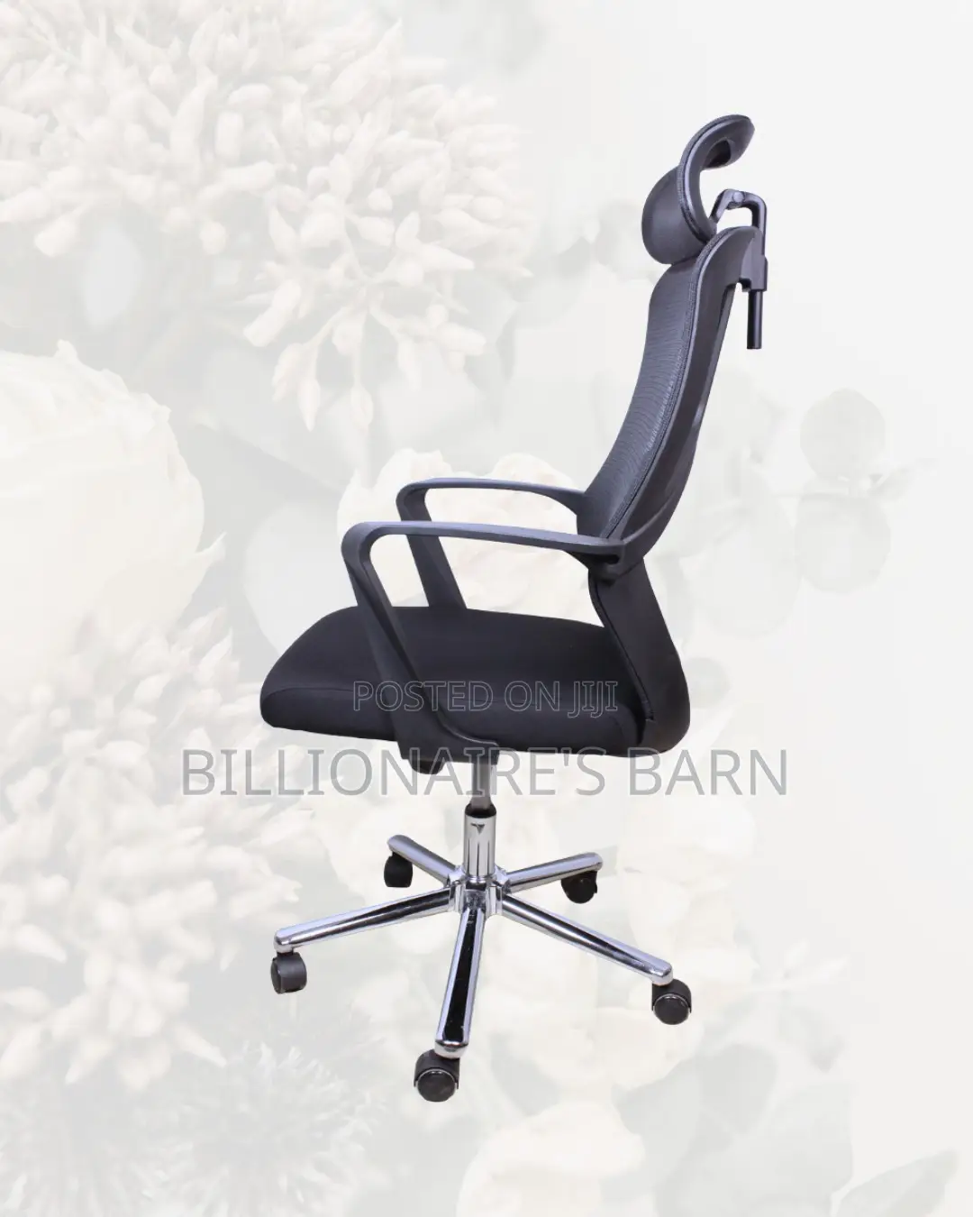 Space-Saving High Back Mesh Office Chair | Scratch-Resistant Finish