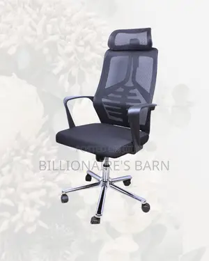 Space-Saving High Back Mesh Office Chair | Scratch-Resistant Finish