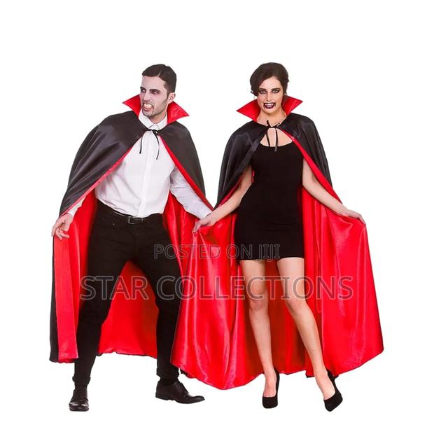 Long Dracula Double Sided Vampire Cape - main view