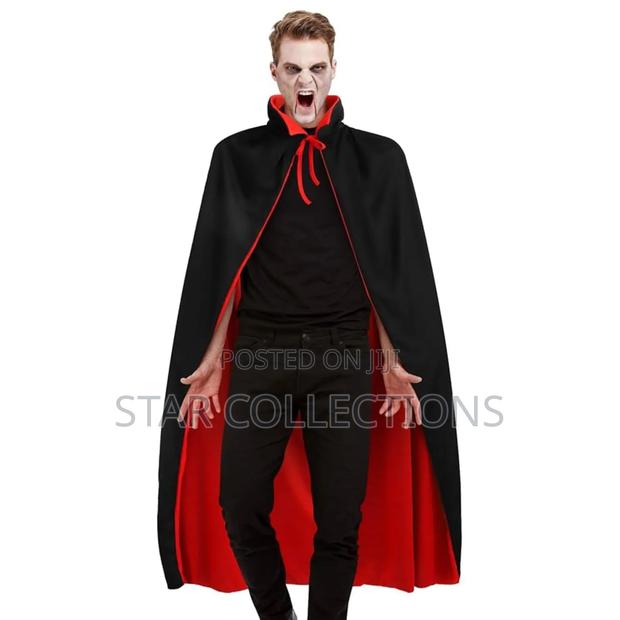 Long Dracula Double Sided Vampire Cape - thumbnail 4