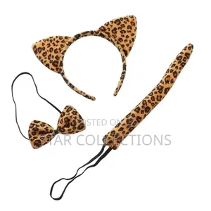 3 in 1 Cat Ear Headband Set