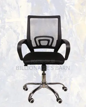 Secretarial Mesh Office Chair (Breathable) — Hot Deal
