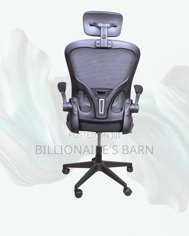 Executive Grey Ergonomic Office Chair | Mesh Backrest - thumbnail 4