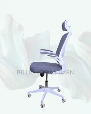 White Ergonomic Office Chair (Imported) — Moving Fast