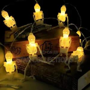 Halloween Led Skull String Lights 6 Metres