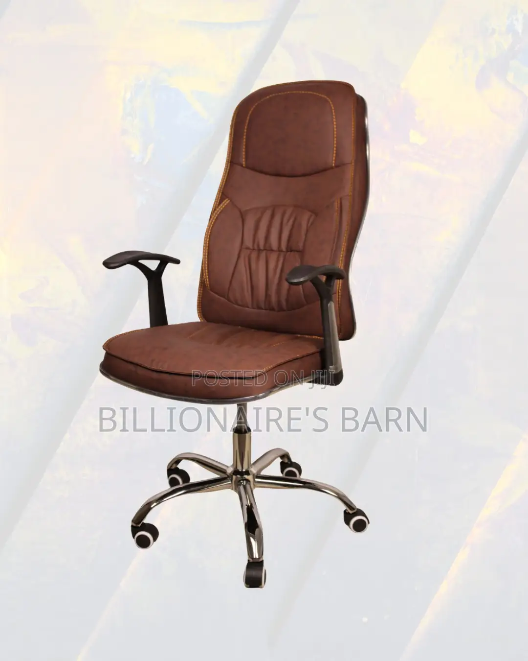 Ergonomic Executive Leather Chair | Orthopedic Adjustable Height