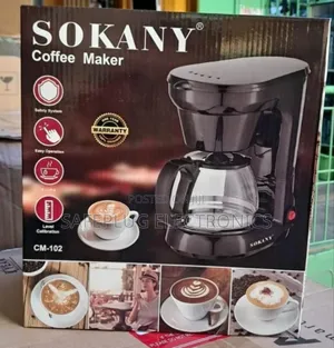 Cm-102 Sokany 6 Cups Coffee Maker