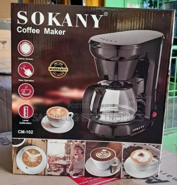 Cm-102 Sokany 6 Cups Coffee Maker - main view