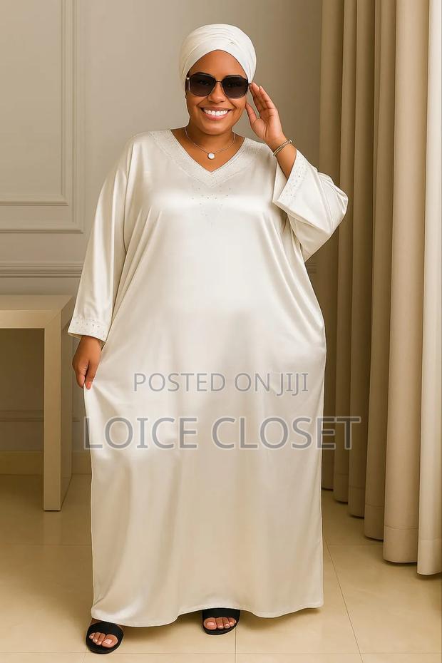 Elegant Satin Kaftan Dresses - thumbnail 3