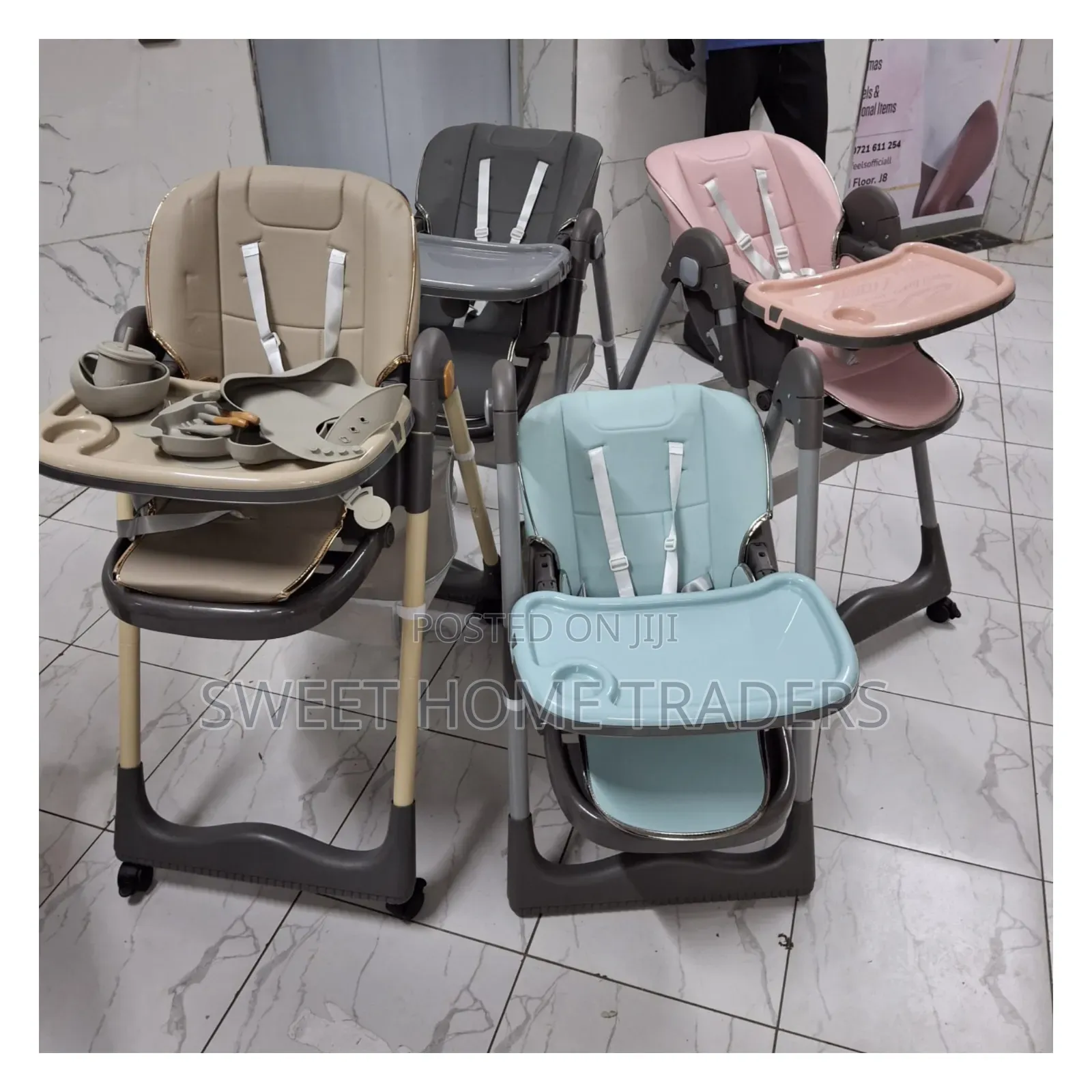 Feeding Chair With a Footrest