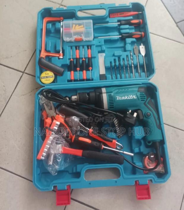 Makita 48v Cordless Drill With Pliers and Screw Bits