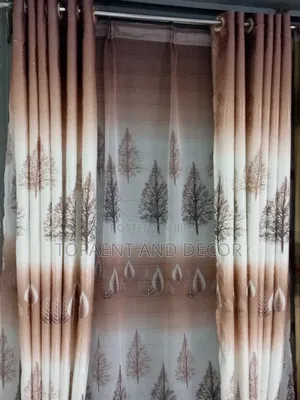 Beautiful Brown Floral Curtains for Home Decor