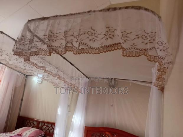 Strong Two Stands Bedroom Rail Mosquito Nets