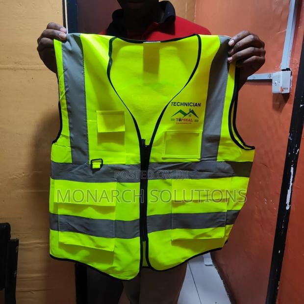 Reflector Vest With Pocket And Card Holder