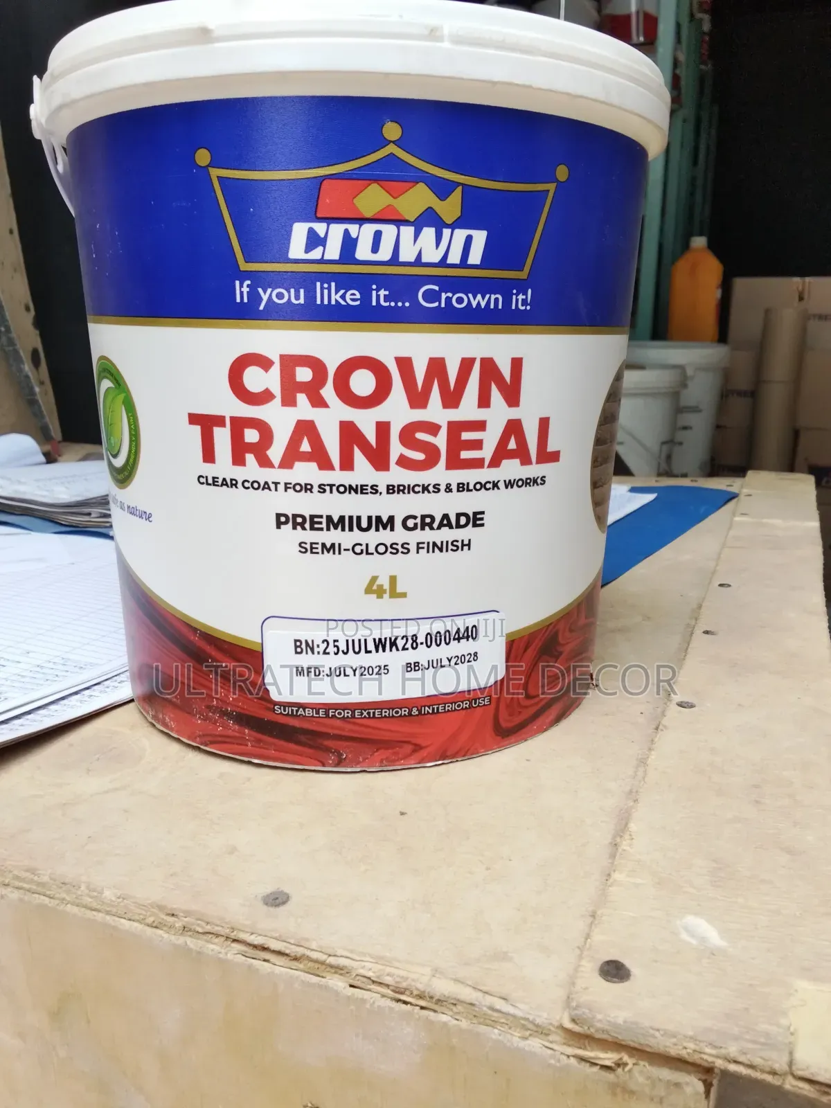 Transeal (Used in Stones,Bricks Block Works)