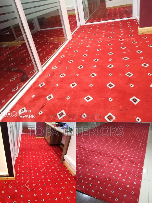 Executive Dotted Office Red Carpets Supply and Installation